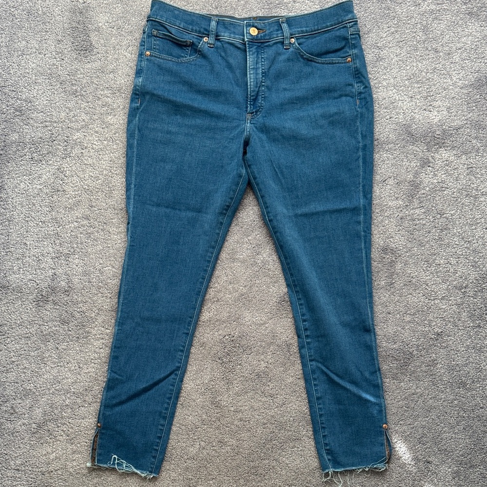 Express Skinny Ankle Blue Jeans-Size 12